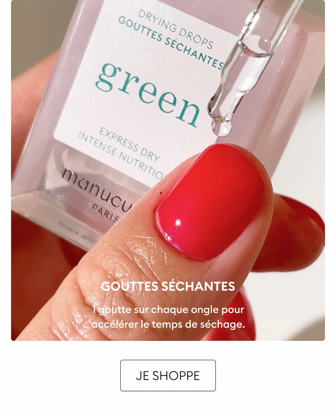 Gouttes séchantes