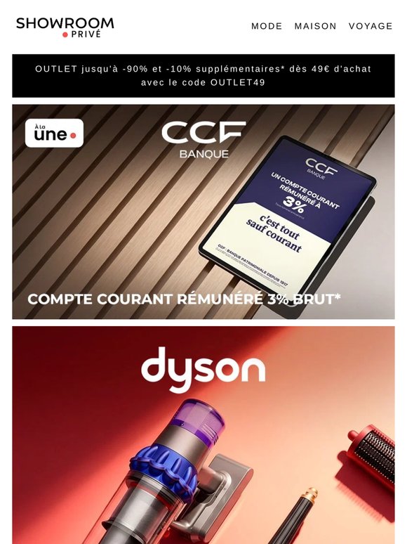 DYSON, GUESS, TASSIMO et 28 nouvelles ventes en ligne