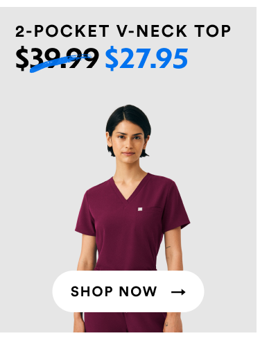 2-Pocket V-Neck Top | Starting From $27.95 | Shop Now