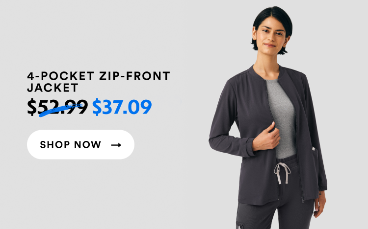 4-Pocket Zip-Front Jacket | Starting From $37.09 | Shop Now