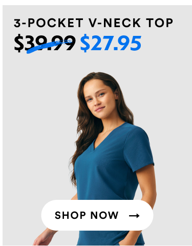3-Pocket V-Neck Top | Starting From $27.95 | Shop Now