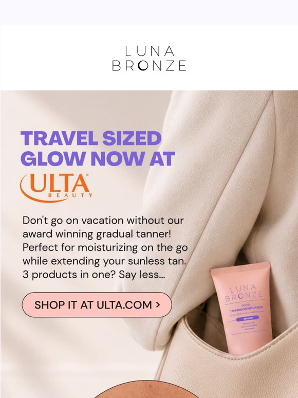 ✈️ Your Travel Glow now at ULTA!