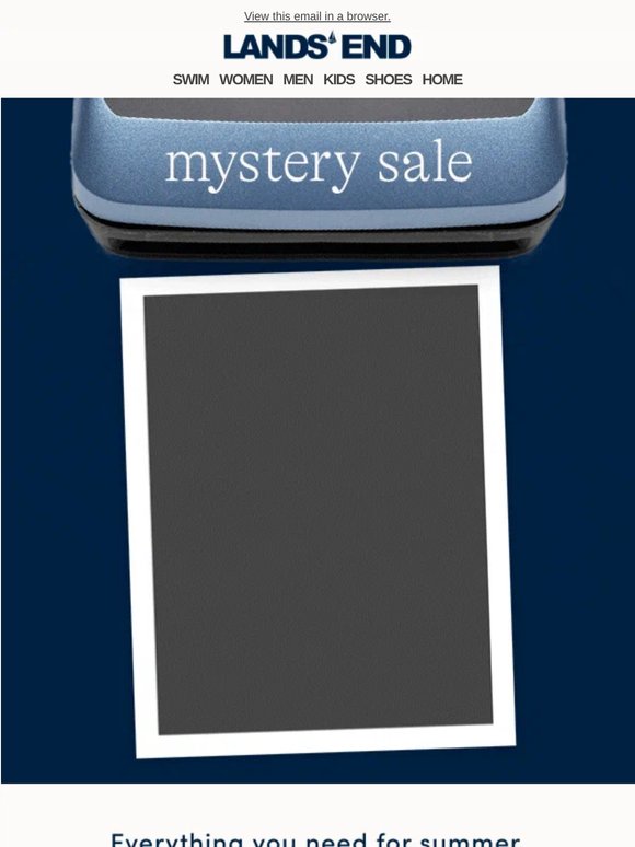 Your mystery savings end soon: 30%, 40% or 50% off!