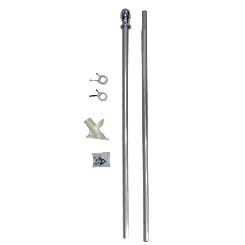 All-American Silver Aluminum Flagpole Kit