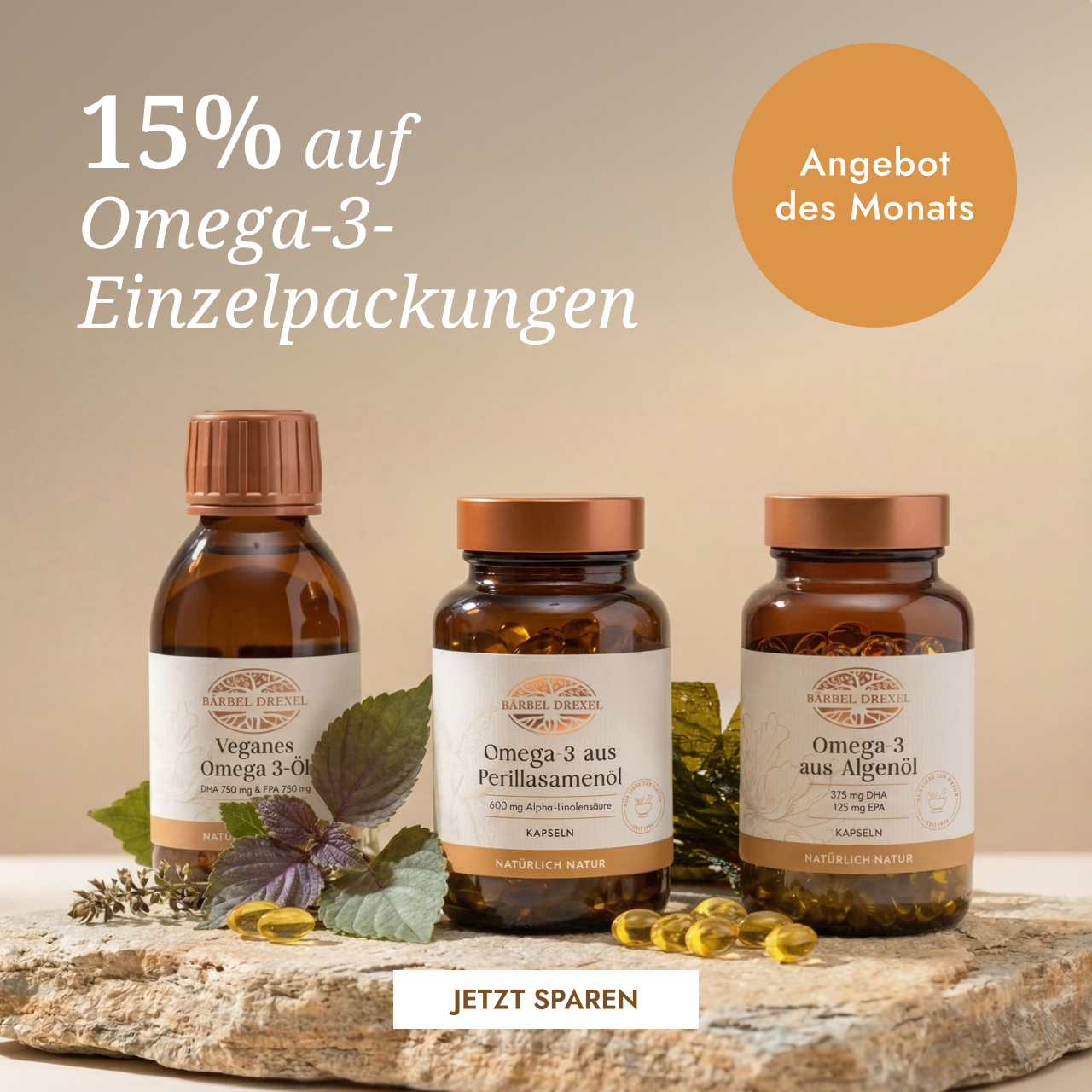 Angebot des Monats Juni: -15% auf Omega-3