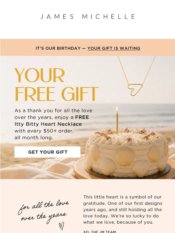 Your Free Necklace Is Waiting 🤍