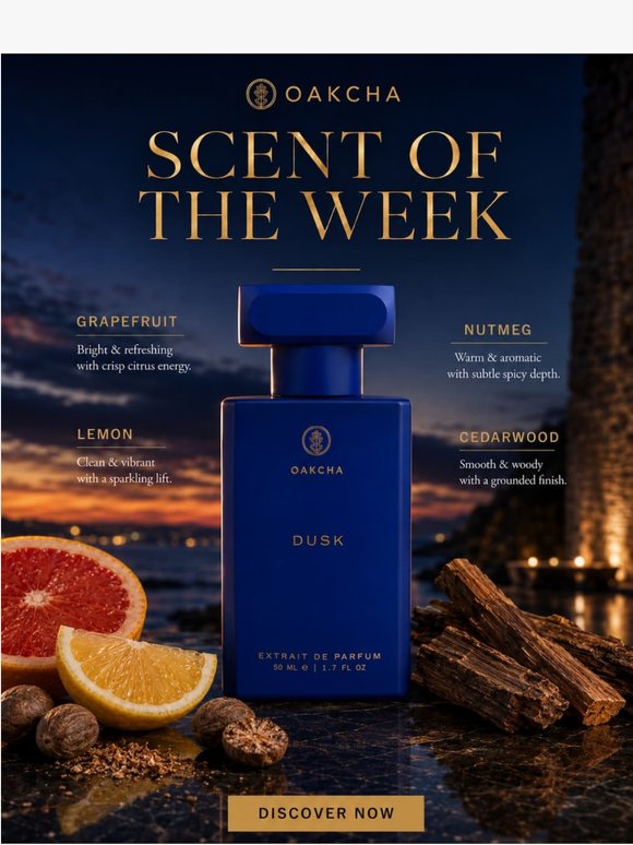 Fresh citrus. Smooth woods. Easy confidence.