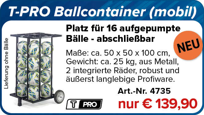 NEU! T-PRO Ballcontainer (mobil)
