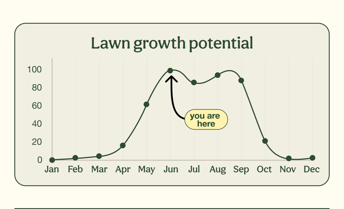 Lawn growth potential
