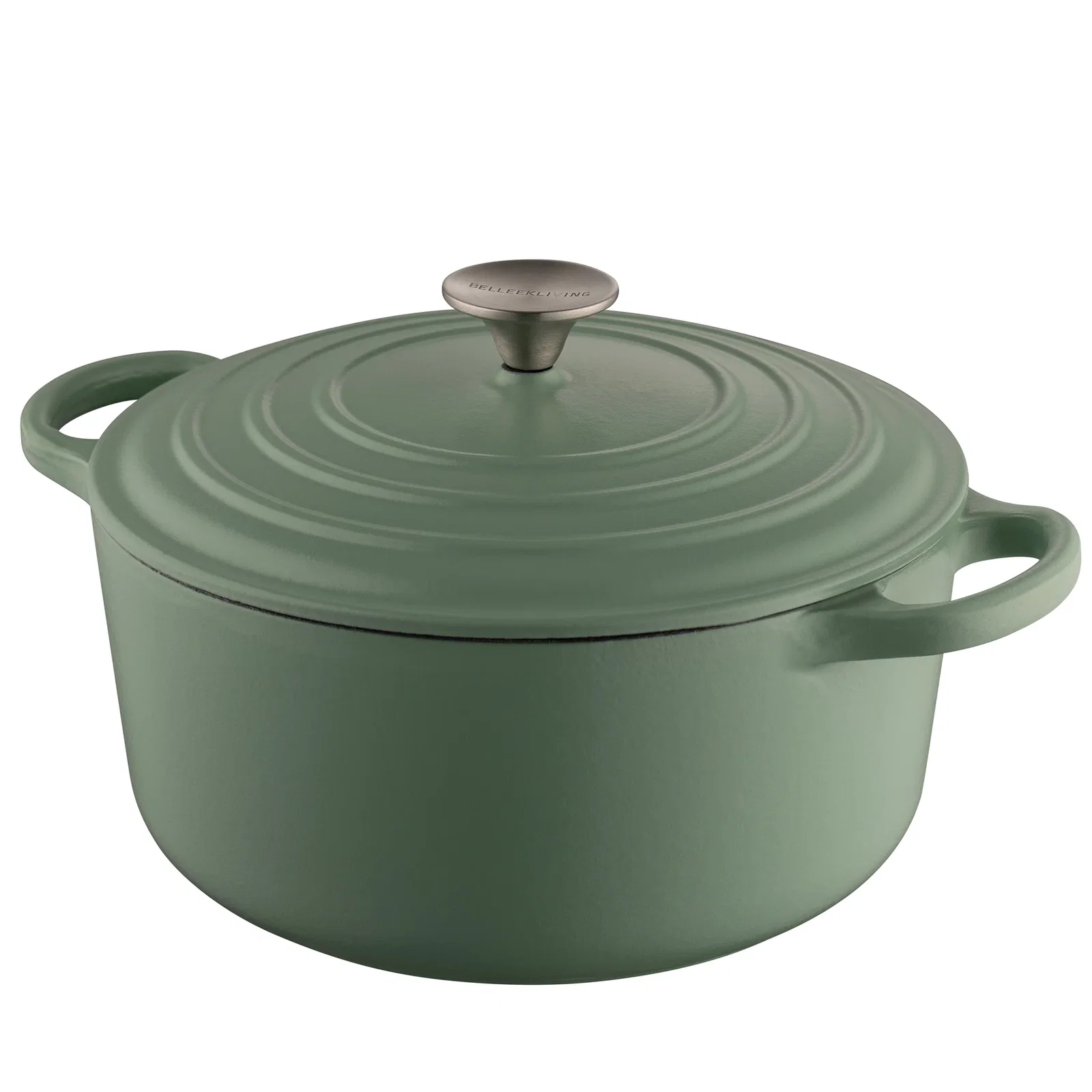 Image of Belleek Living Cast Iron Round Covered Casserole