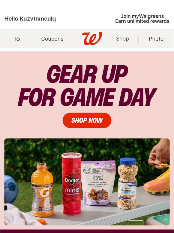 Everything you need for game day