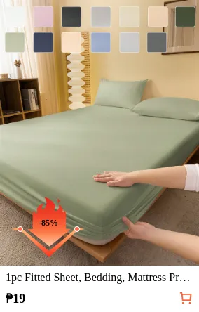 1pc Fitted Sheet Bedding Mattress...