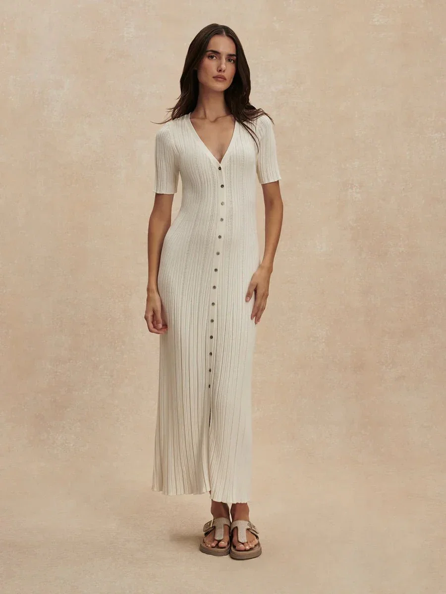 Image of Varley Elexa Knit Dress