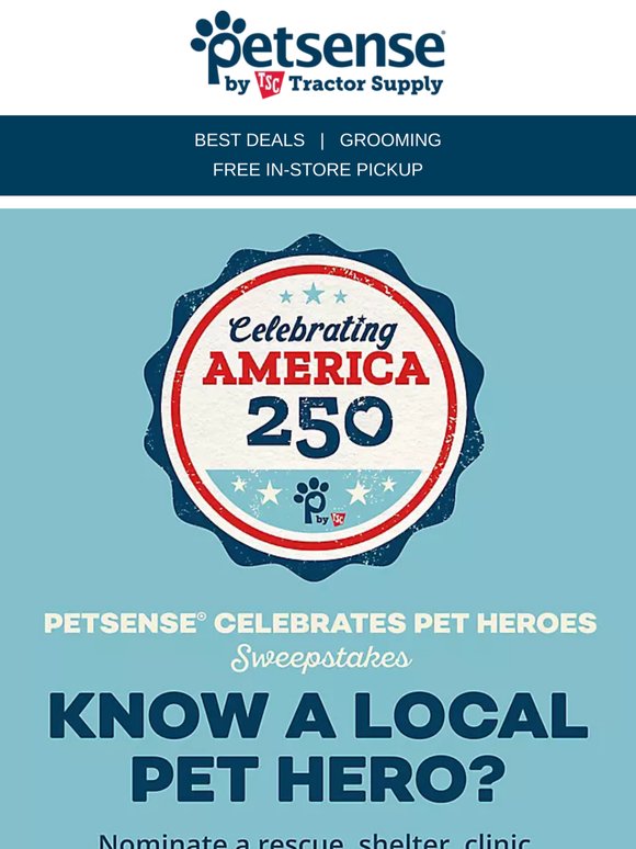 Nominate a Local Pet Hero for a Chance to Win $250!