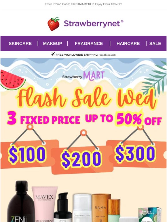 🍓MART 3/6 HOTTEST Flash Sale Wed🌟$100 | $200 | $300 Offer🎉Up to 50% off! ONE DAY ONLY⏰Shop Now!🤩🖖🏻