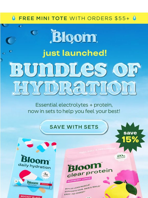 THIS JUST IN: Daily Hydration bundles 🩵🩵