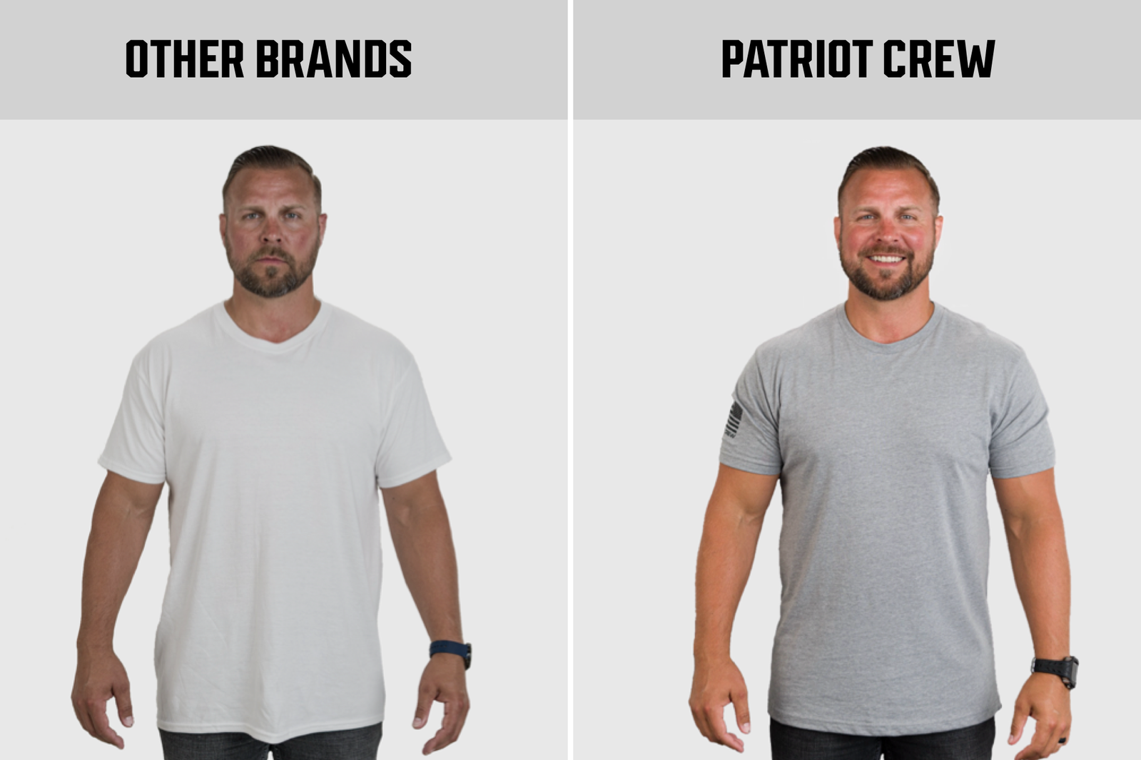 PATRIOT CREW VERSUS OTHER BRANDS