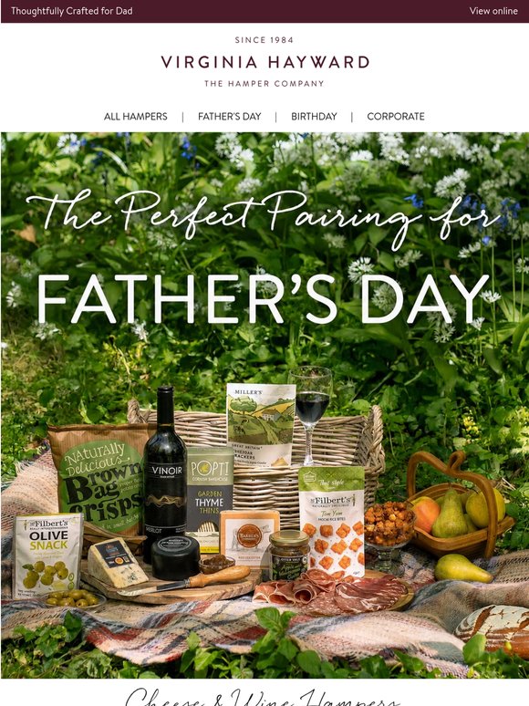 A classic pairing for a Father’s Day he’ll really enjoy 🧀🍷
