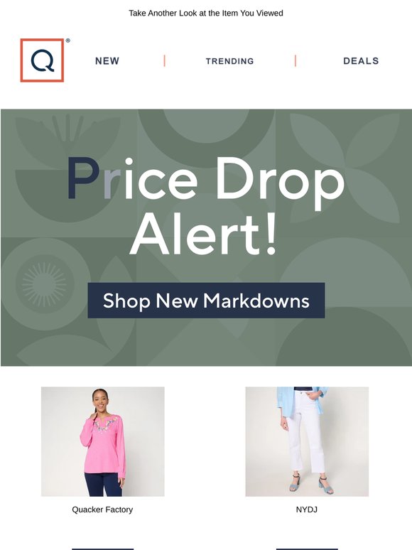 Price Drop: Quacker Factory Spring Fling Split Neck Top & More!