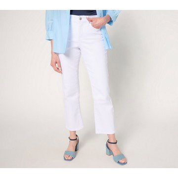 NYDJ Ellison Petite Straight Leg Ankle Jean with Cool Embrace