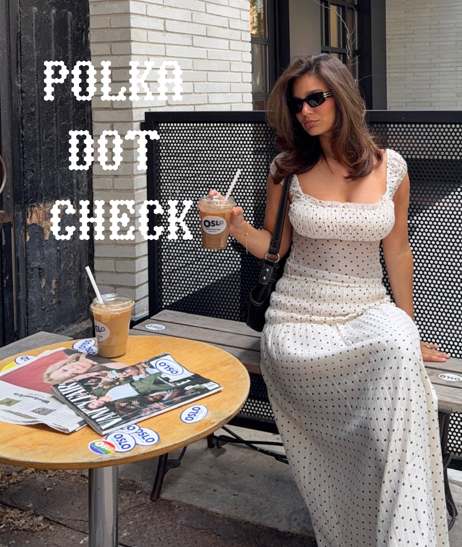 Polka dot check