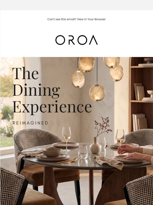 Not just dinner. An experience.