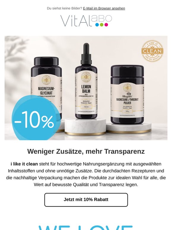 10 % sparen mit i like it clean 💚
