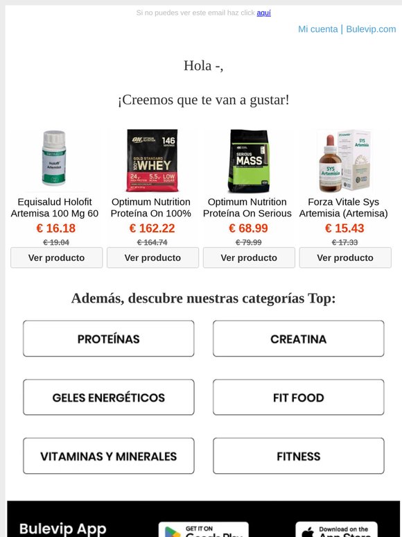 —, Tenemos algunas recomendaciones para ti