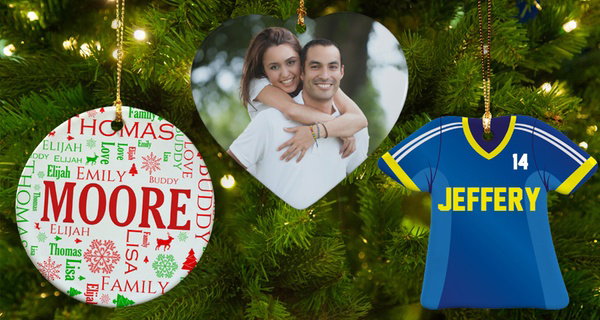 Custom Ceramic Ornaments to Personalize Your Holiday Tree (Up to 73% Off)