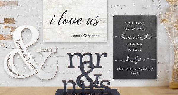 Up to 81% Off Personalized Wood Home Decor Signs