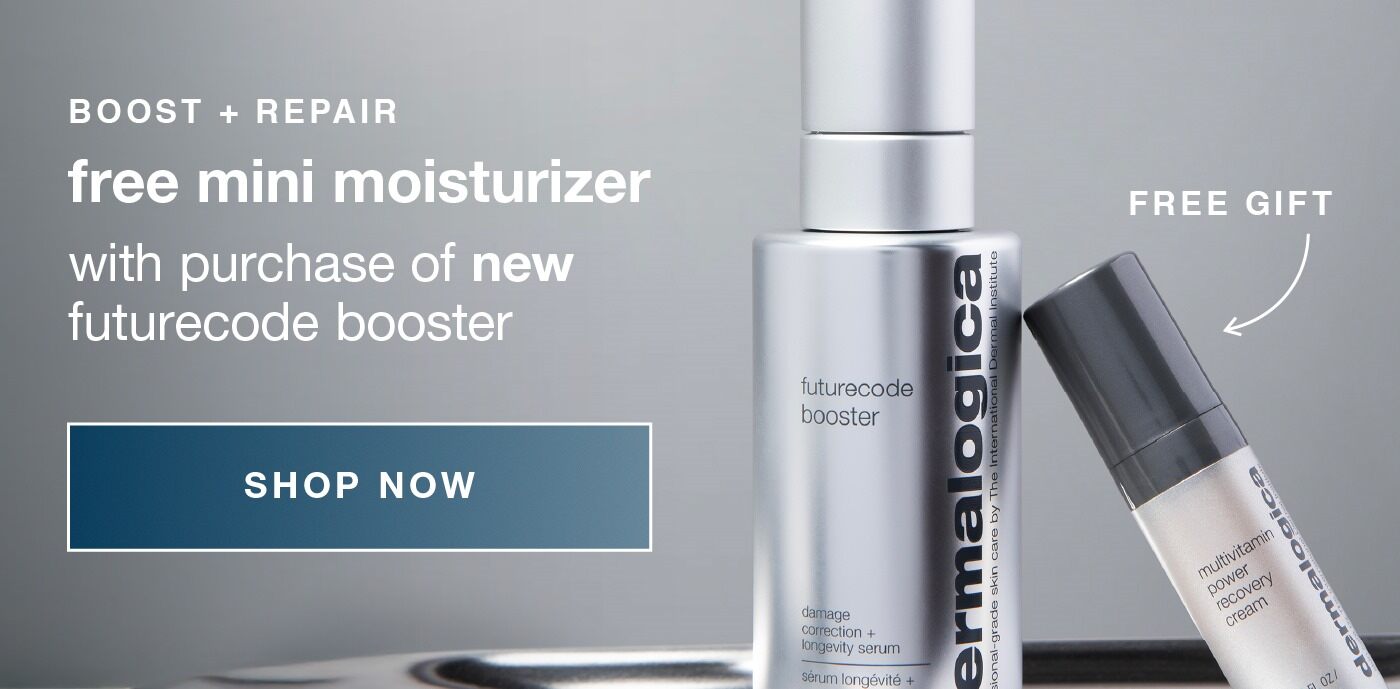 BOOST + REPAIR ​  free mini moisturizer ​  with purchase of new futurecode booster