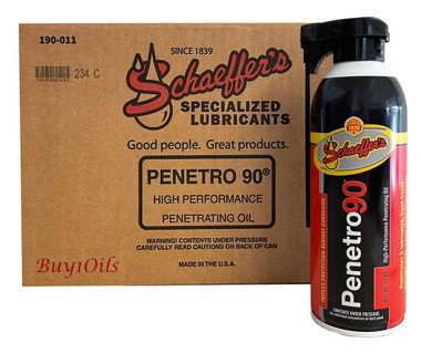 Schaeffer 190-011 Penetro 90 Penetrating Oil | 12-CASE