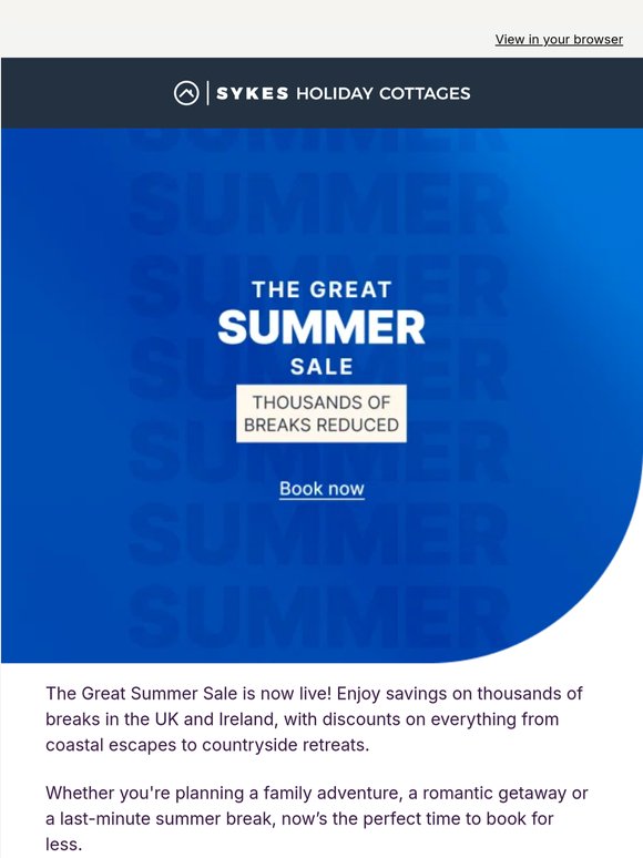 The Great Summer Sale starts now! 🏖️