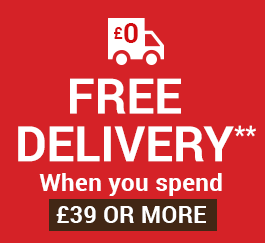 Free delivery** When you spend £39 or more