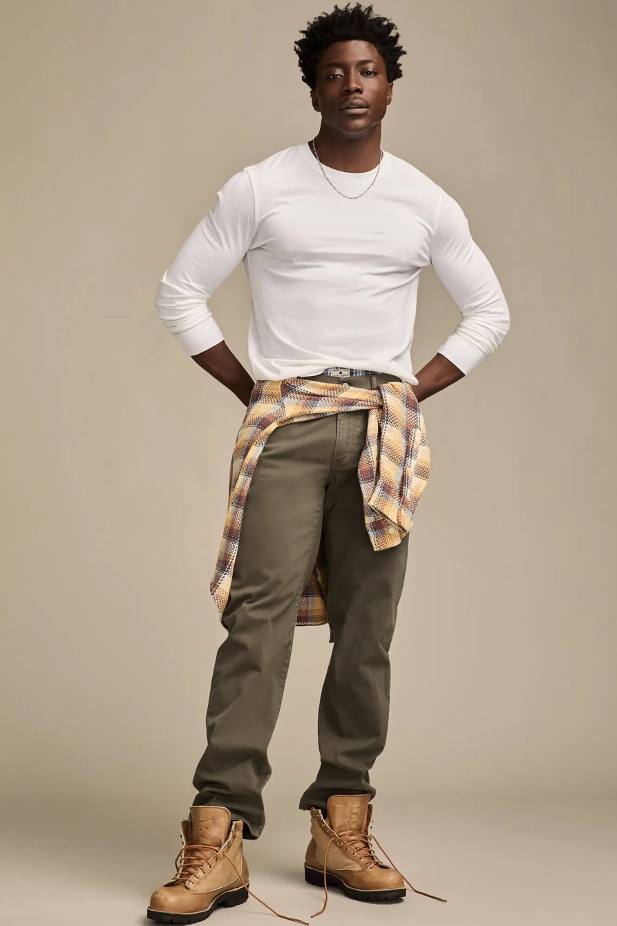 Image of Lucky Brand 363 Vintage Straight - Men's Pants Denim Straight Leg Jeans in Kambaba