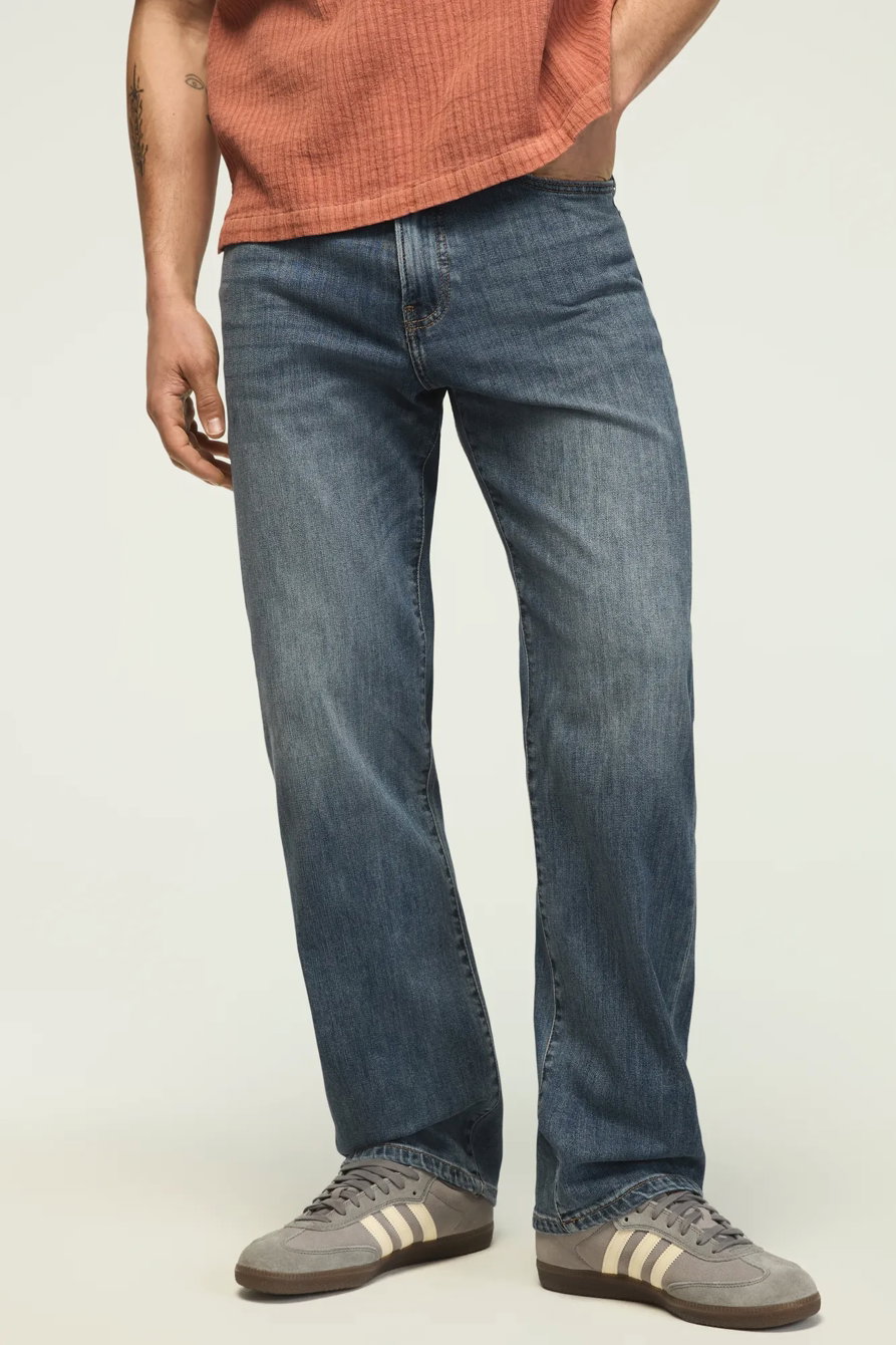 Image of Lucky Brand 181 Relaxed Straight - Men's Pants Denim Straight Leg Jeans in Candon