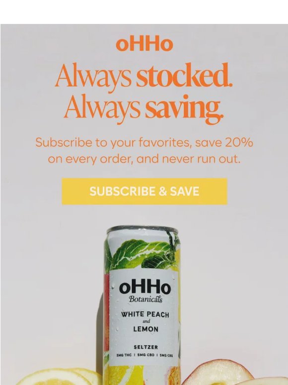 Always stocked. Always saving.