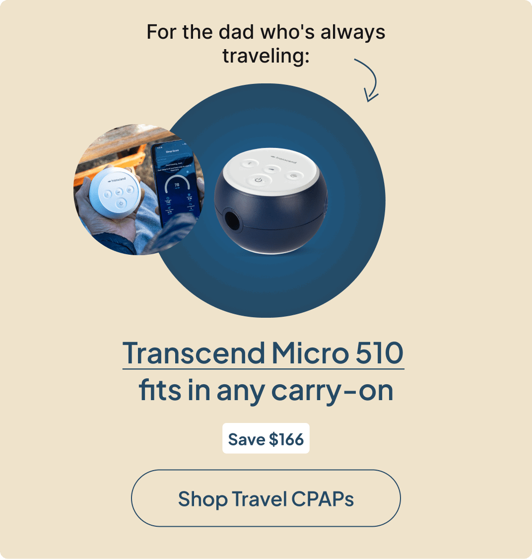 For the dad who's always traveling: