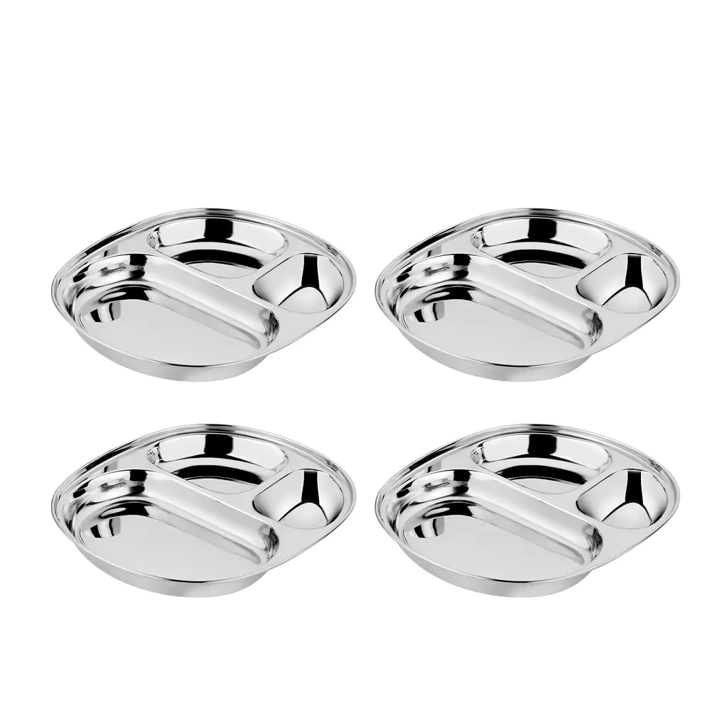 Image of Balanced Bites Divided Plates (Set of 4)