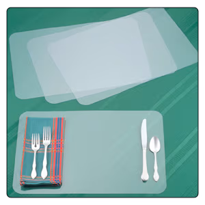 311564 Clear Placemats, Set of 4