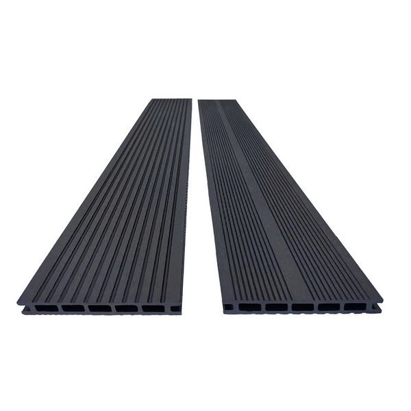 2m² WPC Terrassendiele mit Zubehör – Anthrazit
