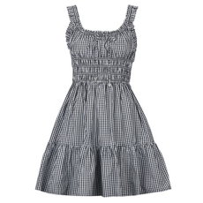GINGHAM MINI DRESS