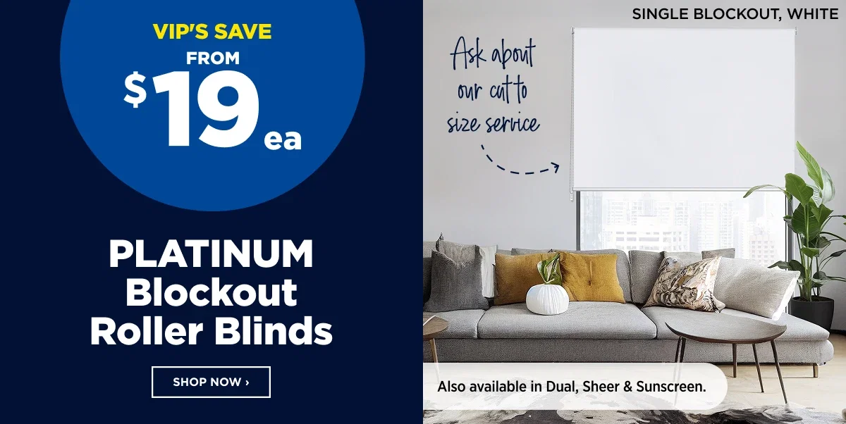 PLATINUM Blockout Roller Blinds