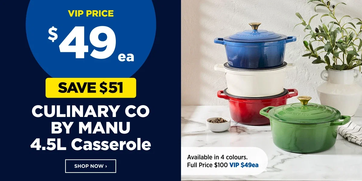 CULINARY CO BY MANU 4.5L Casserole