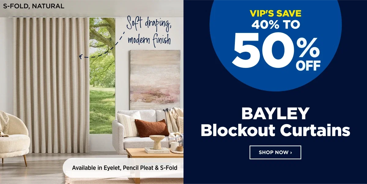 BAYLEY Blockout Curtains