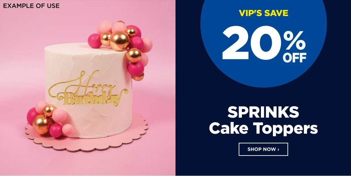 Sprinks Cake Toppers