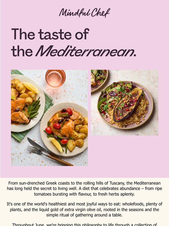 Eat well, the Mediterranean way