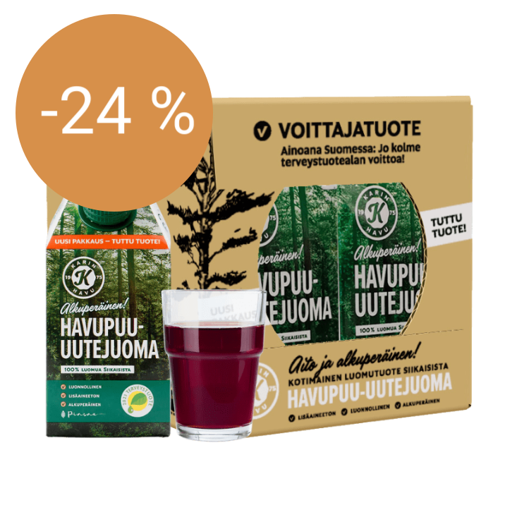 Image of Karin havupuu-uutejuoma, 6 x 500 ml