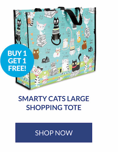 Smarty Cats Large Shopping Tote [Click here to Shop Now]