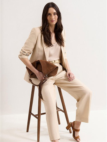 Elena Linen Blend Blazer